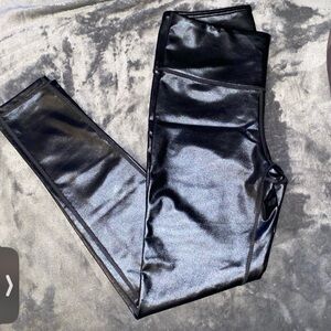NWOT- Mono B- Faux Black  Leggings